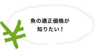 魚の適正価格が知りたい